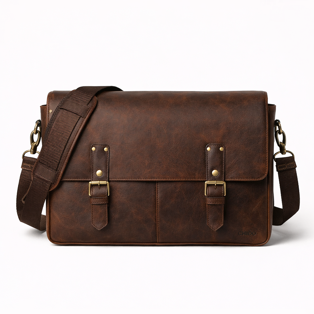 Pecos Leather Messenger Bag
